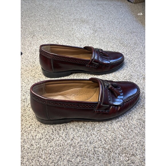 G.H. Bass & Co Shoes Mens Size 10D Burgundy Leather Penny Loafers Dress Grammer main image 9